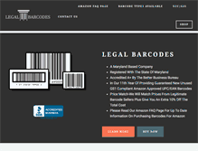 Tablet Screenshot of legalbarcode.com